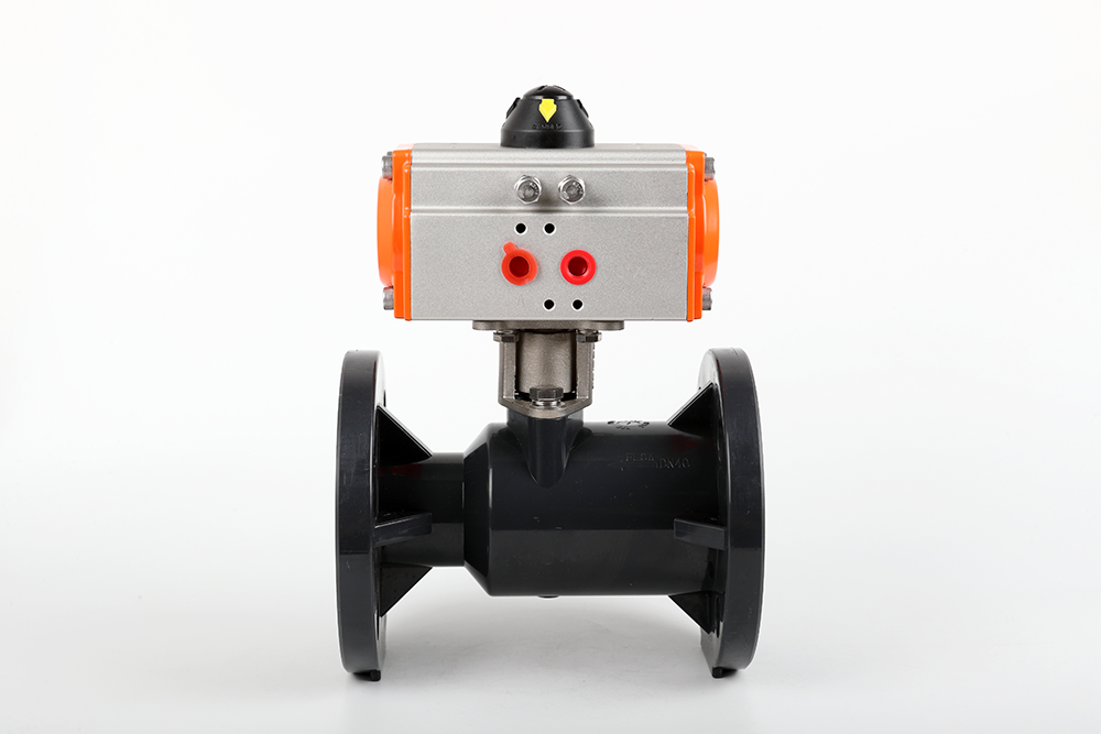 北大镇气动法兰一体球阀